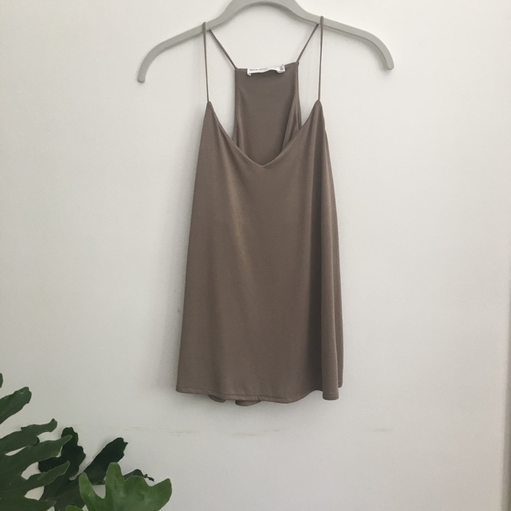 NWOT Silky Tan Cami Style Slip Tank Top